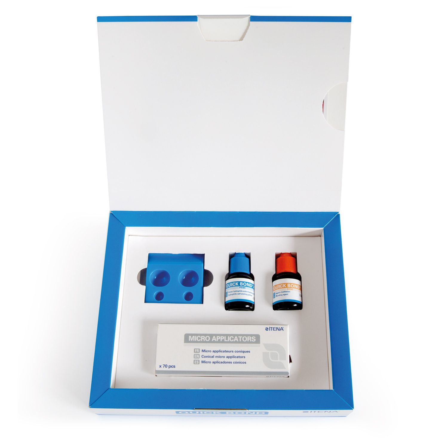 Itena DBQAK Quickbond Self-Etch Light Cure Dental Bonding System Kit Itena DBQAK Quickbond Self-Etch Light Cure Dental Bonding System Kit